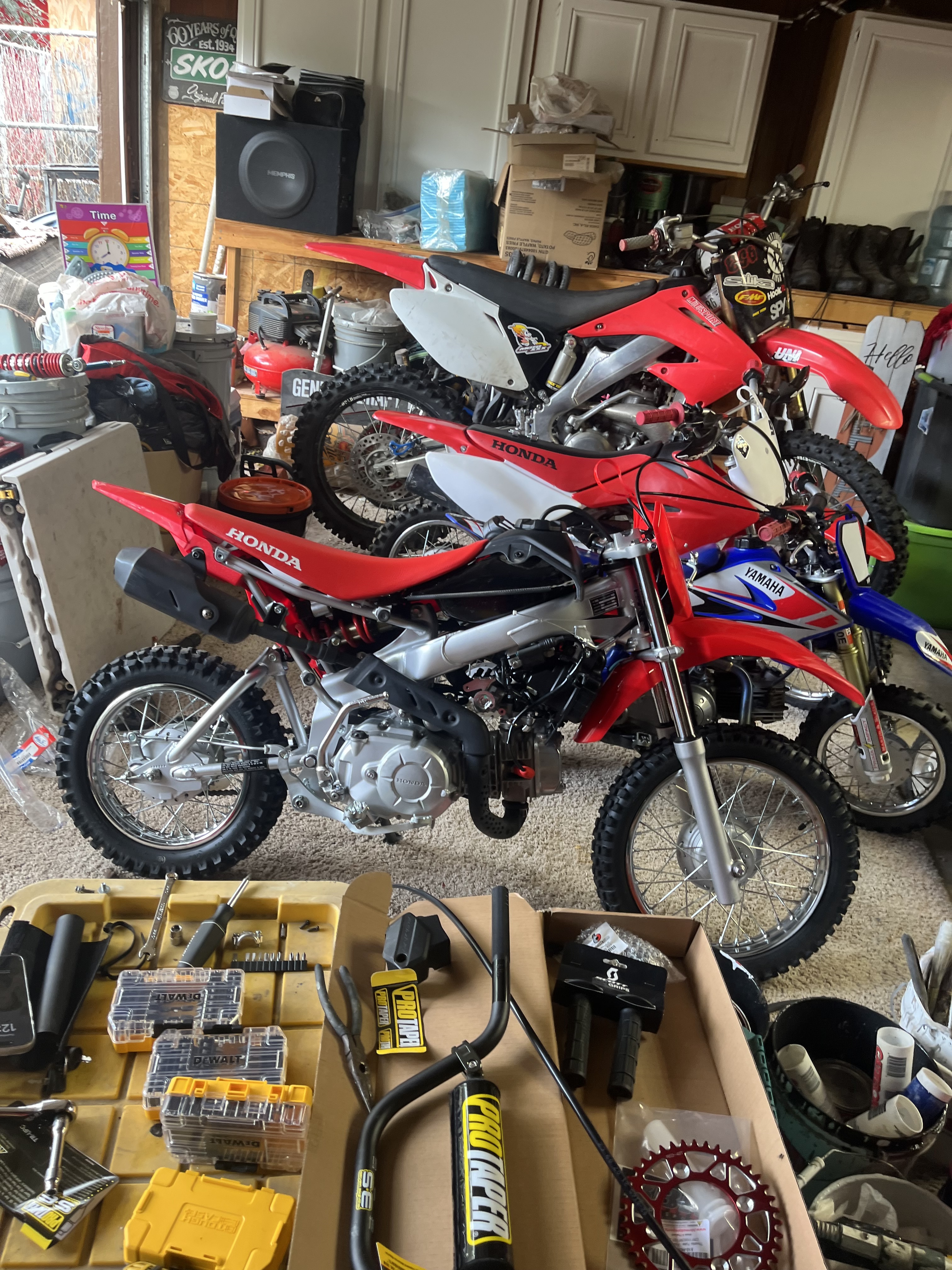 Few bikes after service